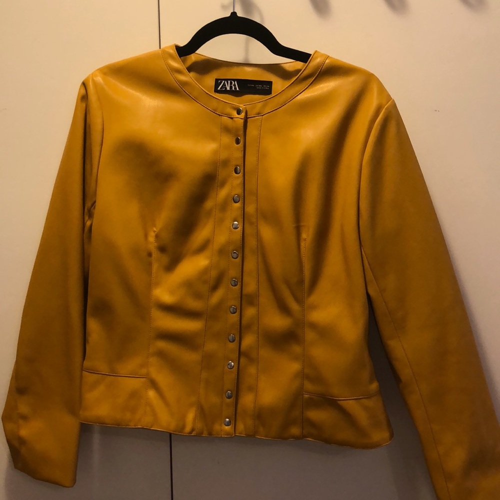 ZARA pleather jacket